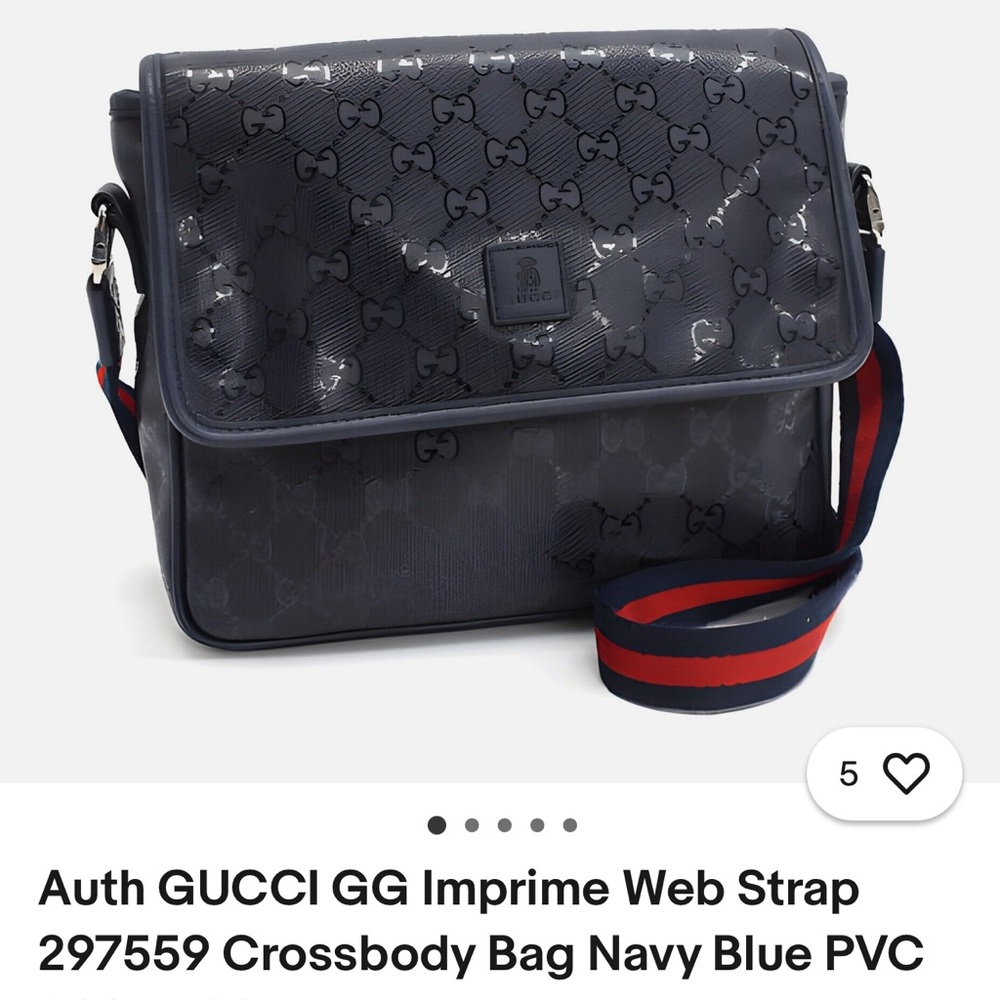 Authentic Gucci, baby messenger bag